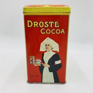 Original Dutch Vintage Tin Droste Chocolate Cocoa 60s